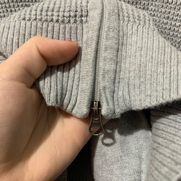 LL Bean Waffle Knit Zip Up Hoodie - Picture 3 of 5